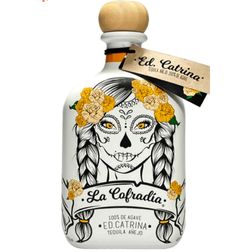 La Cofradia Tequila Catrina Anejo - Ceramic