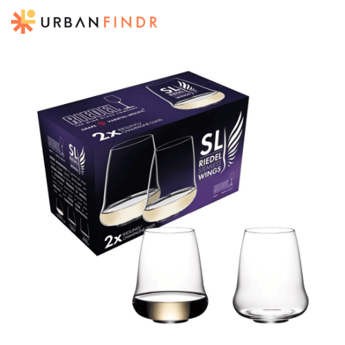 RIEDEL SL Stemless Wings Riesling/Sauvignon Blanc/ Champagne Wine Glass (SET OF 2)6789/15