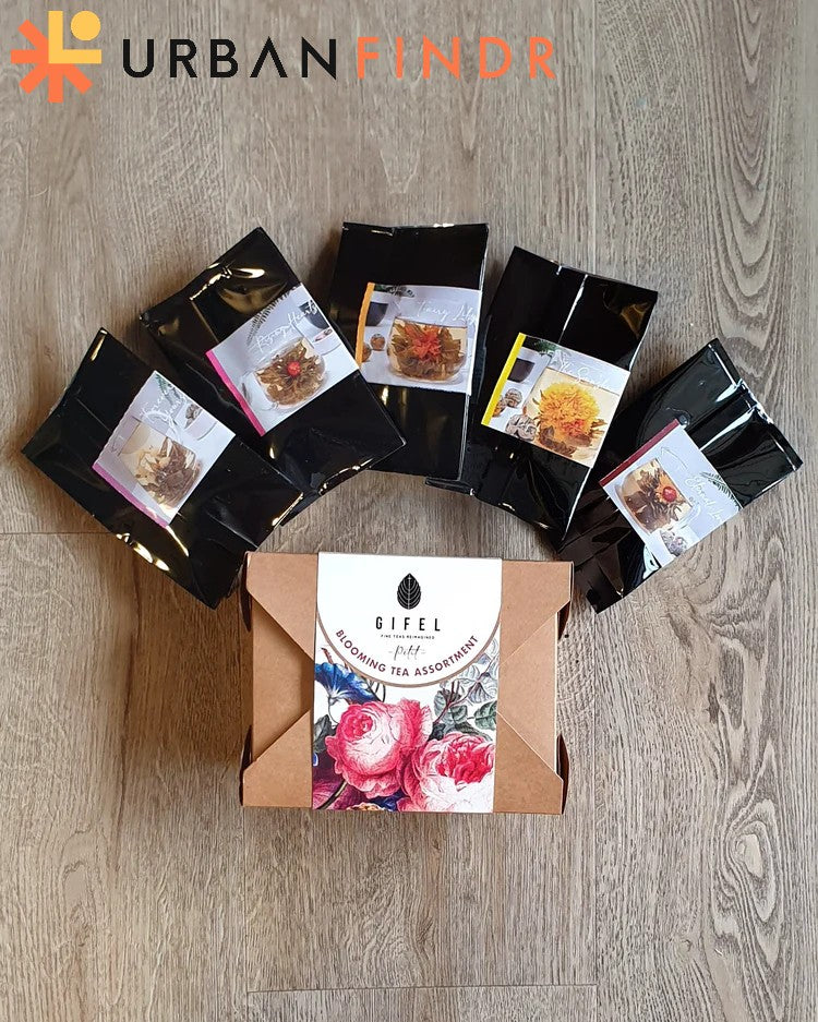 Gifel Tea. Blooming Tea Petit Assortment (5 blooms) - Gifel Tea