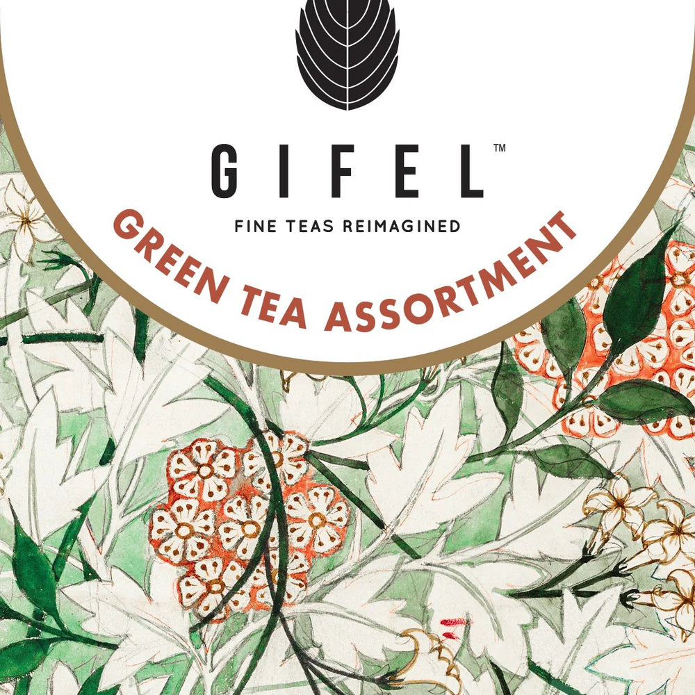 Gifel Tea. Green Tea Assortment (25 sachets) - Gifel Tea
