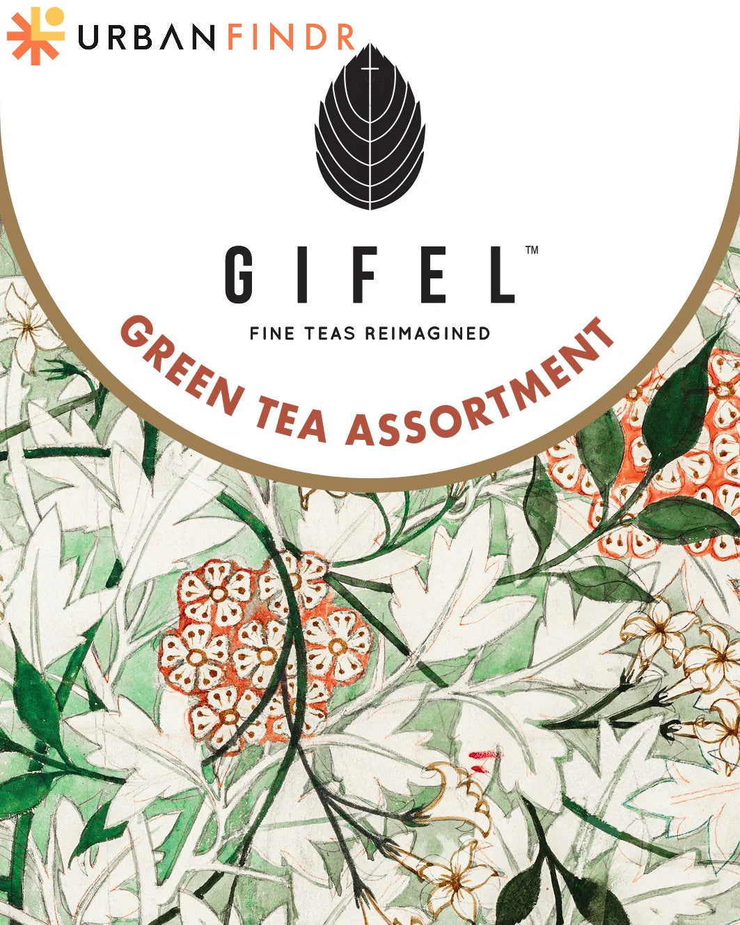 Gifel Tea. Green Tea Assortment (25 sachets) - Gifel Tea