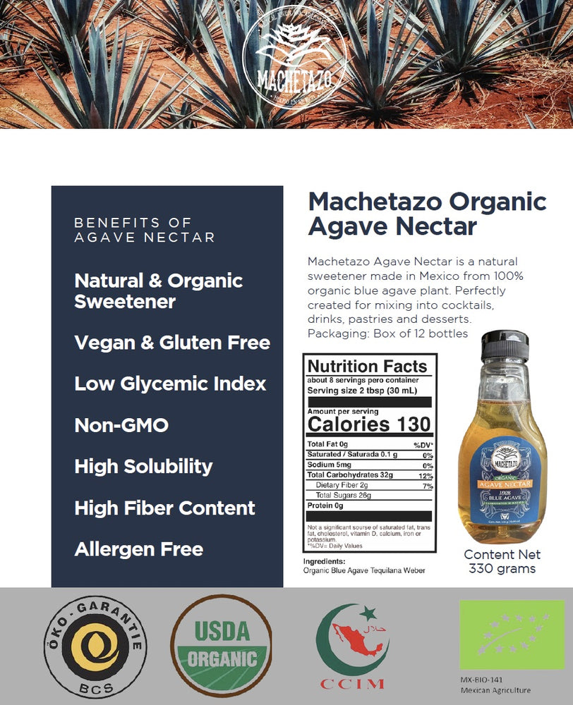Machetazo Agave Nectar