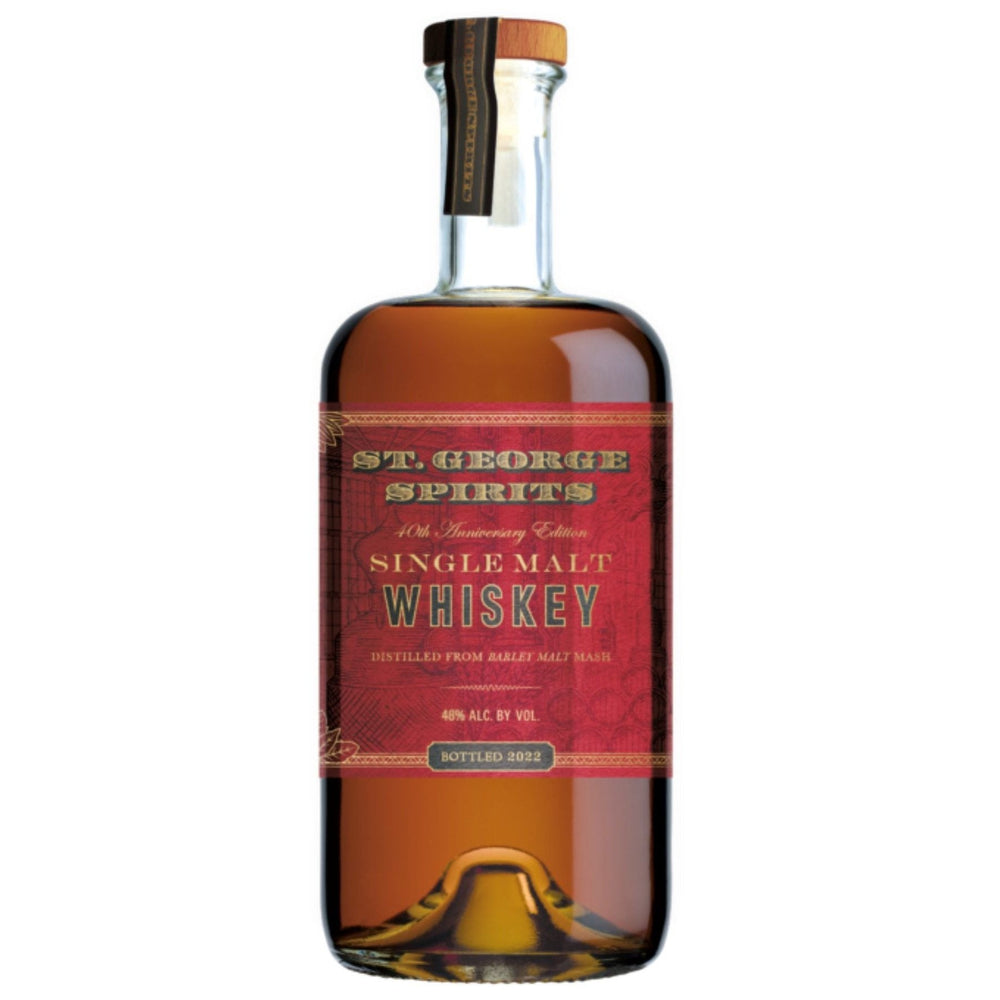 St. George 40th Anniversary Single Malt Whiskey