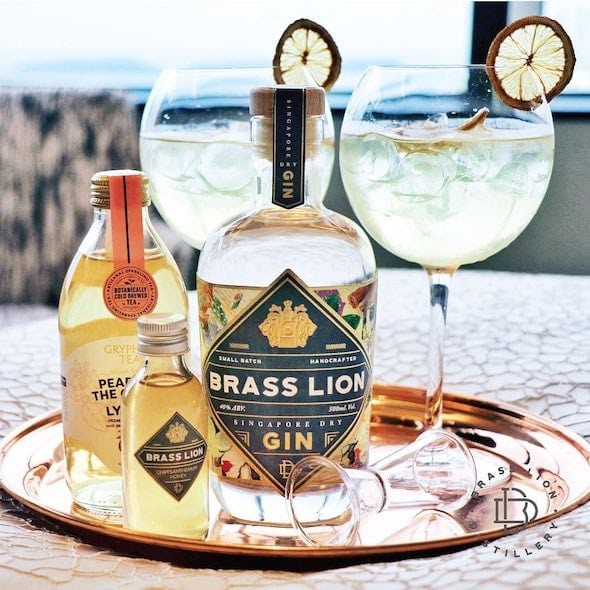 Brass Lion Singapore Dry Gin (& Tonic) The Ultimate Food Guide for the Gin Connoisseur in you Brass Lion Distillery 